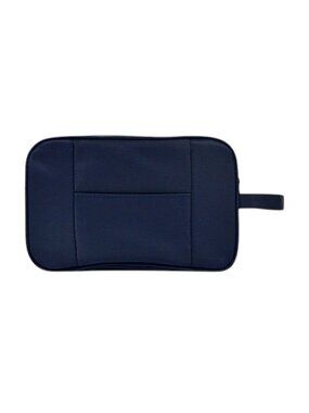 Men's Navy Accessory Zip Top Toiletry Travel Bag